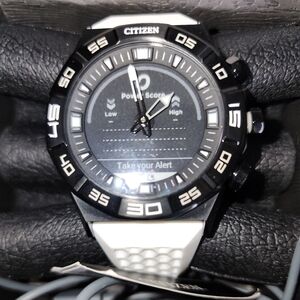 Citizens Smart Fitness Watch with Black and White Design